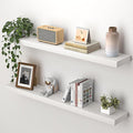 Heimlove 36 Inch Floating Shelves for Wall,Mounted Storage & Display Wood Shelves with Invisible Brackets,Hanging Shelf for B