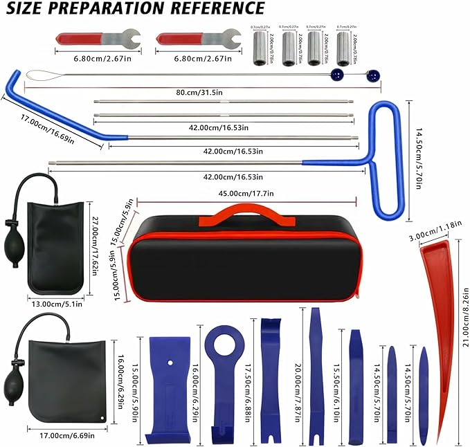 22-Piece Automotive Repair Kit for routine vehicle maintenance