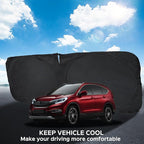 INSAUTO for 2026 CRV Windshield Sun Shade Sunshade Foldable Custom Fit 2023 2024 2025 Honda CR-V Accessories Windshield Cover Front Window Shield Blocks UV Rays and Heat Car Interior Protector