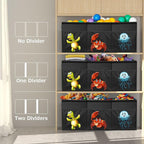 Extra Large Toy Box, Collapsible Sturdy Toy Storage Organizer with Lids, 155L Storage Box for Boys Girls, 42"x16"x14" Kids Bi