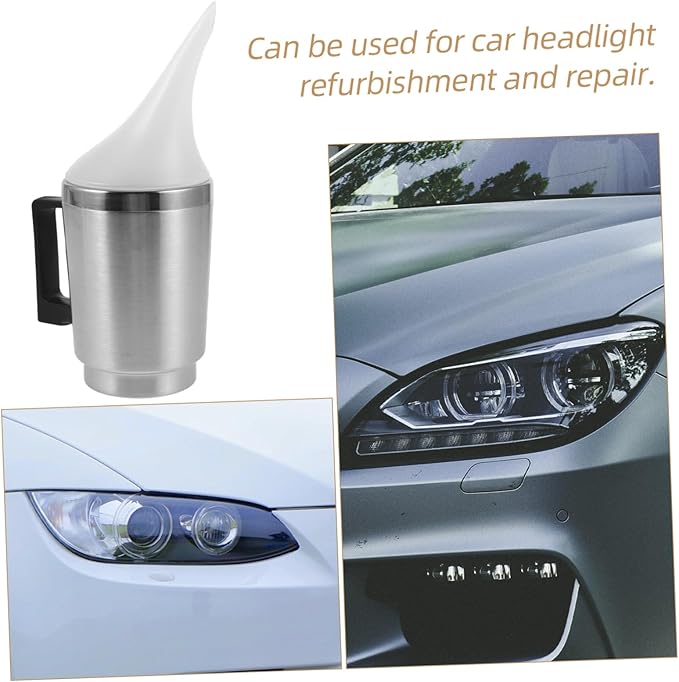Car Headlight Restoration Kit with Atomizing Cup Heating Cup Fumigation Design for Even Protective Coating and Efficient Lens
