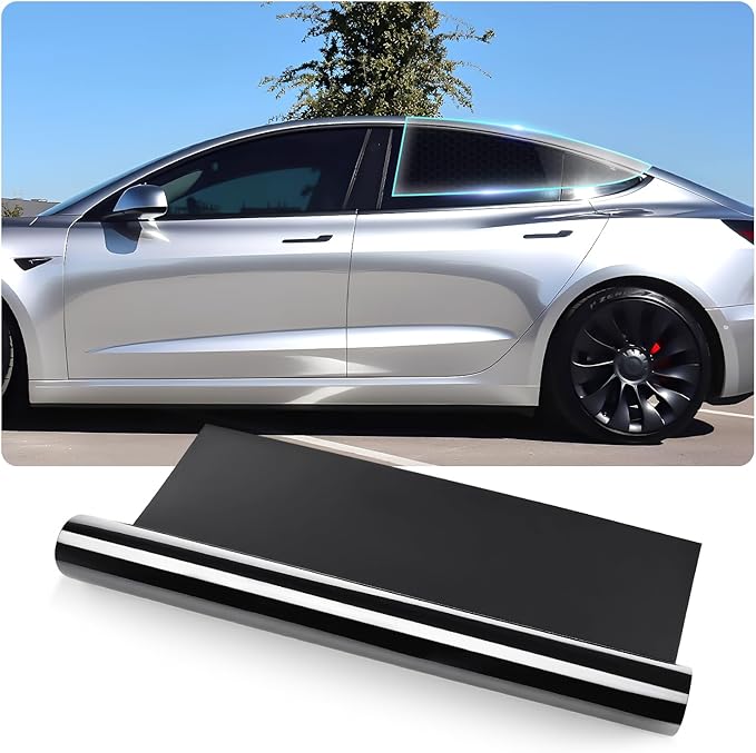 Car Window Tint Film 20% VLT - 20Inch x 20Ft Roll | UV & Heat Blocking Automotive Window Film | Privacy, Glare Reduction, Scratch Resistant, Easy DIY Install