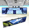 Broadway Panoramic Rear View Mirror Wide Angle Car Mirror Blind Spot Convex Rearview Mirror Essential Rear View Mirror Accessories for Cars SUV Trucks Vehicles (270mm-Blue)