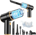 KMM Handheld Car Vacuum Cleaner, 9000PA Vacuum Cleaner & Air Duster, 120W High Power Vacuum Portable Cordless, Hand Held Vacu