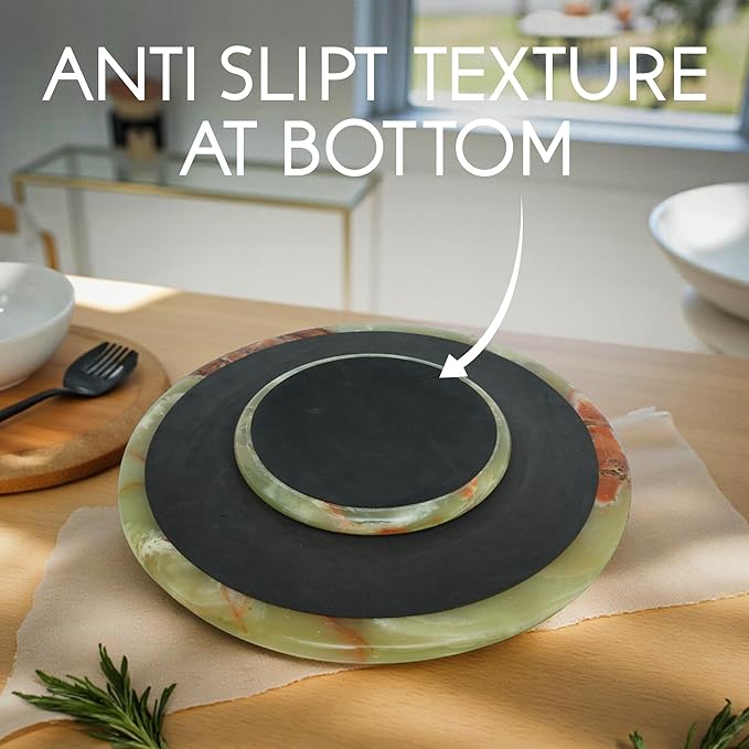 Lazy Susan Rotating Tray (Green)