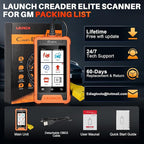 2026 LAUNCH Creader Elite for GM Bi-Directional OBD2 Scanner, All Resets Full System Diagnostic Scan Tool, Full OBD2 Code