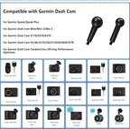 for Garmin Dash Cam Mount,Aluminum Magnetic Instrument Panel Bracket,Compatible with Garmin Mini/Mini 2/Mini 3/45/46/47/55/56/57/65W/66W/67W/Tandem/ X110/X210/X310 etc (8.55mm/11mm Ball Heads)