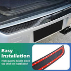 Rear Bumper Guard for Land Rover Defender 2020-2025 | Gloss Black ABS Protection Cover | Anti-Scratch & Impact Strip for Defender 90 110 130 | Easy Installation Exterior Trim(Rear Bumper Cover)