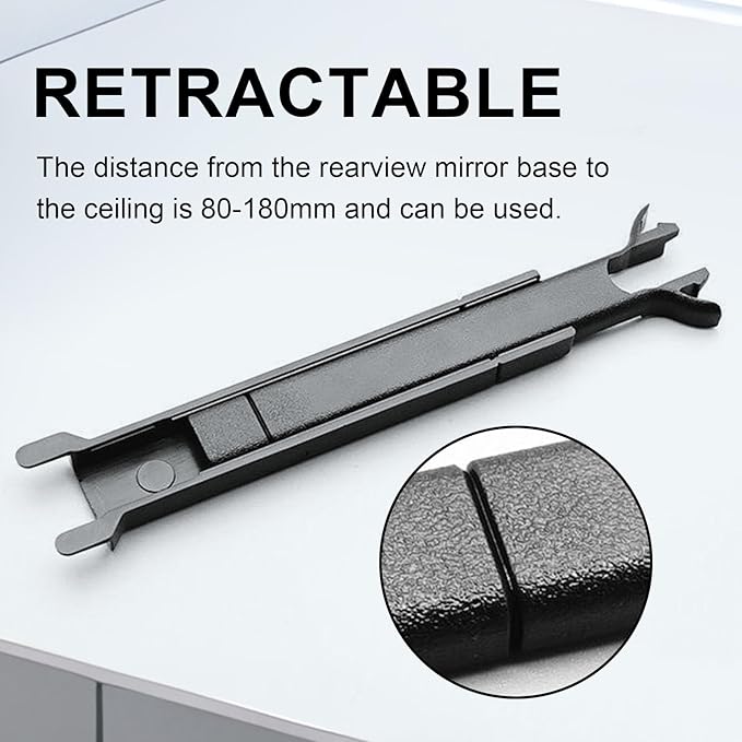 KIMISS Rearview Mirror Wire Cover, for 1999‑2007 ABS Windshield Mirror Wire Cover Impact Mirror Wiring Cover