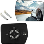 Passenger Right Side Heated Mirror Glass Compatible With Ford F150 F-150 2004-2014 Passenger Right Side Rearview Mirror Convex Glass with Rear Holder Replaces 4L3Z-17K707-DA 4L3Z17K707DA