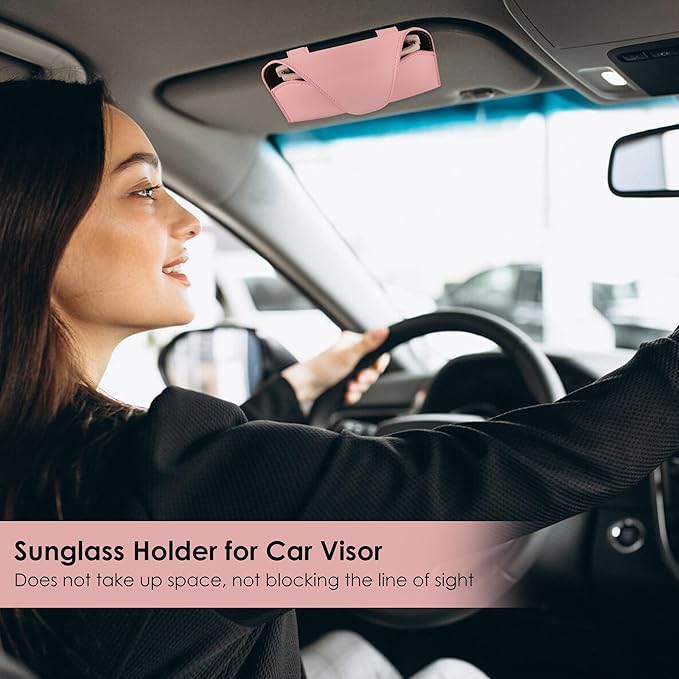 Sunglass Holder for Car Visor, Car Sunglasses Holder Eyeglasses Holder for Visor Accessories
