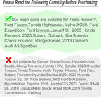 Accmor Car Trash Can with Lid, Mini Auto Dustbin Garbage Organizer with 30 Pcs Plastic Trash Bag, Automotive Garbage Container Bin for Vehicle, Home, Office
