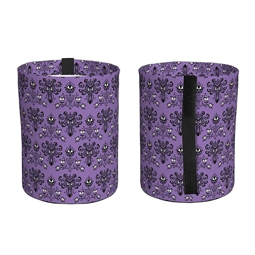 Haunted The Mansion Car Trash Can Collapsible Garbage Can,Hanging Trash Bag Water Proof with Suitable for Storage for Car Interiors,Home