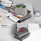 25 Pockets Expanding File Folder Accordion File Organizer with Handle,Fun Storage Portable Document Organizer File Box Filing