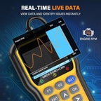 BluSon YM319 OBD2 Scanner Diagnostic Tool with Battery Tester, Check Engine Fault Code Reader with Live Data, Cloud Printing,