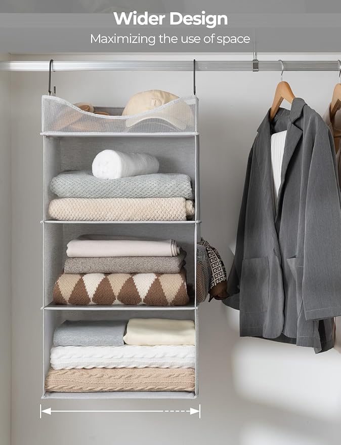 Underbed Storage Organizer with Hanging Closet Organzier