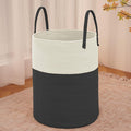 JMvicyroam Large Woven Laundry Basket Hamper,80L Cotton Rope Storage Bin for Blankets,Toys and Clothes,Decorative Tall Nurser