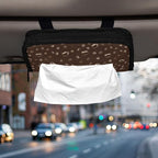 Car Tissue Holder Car Visor Organizer Tissue Box Holder for Car Sun Visor Organizer with Car Vehicle Accessories Essentials Interior for Women Men Brown Coffee Mug Bean