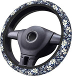 Steering Wheel Cover Universal Fit Car Interior Accessories for Women Men 15 Inch Breathable Anti Slip Odorless Neoprene Stee