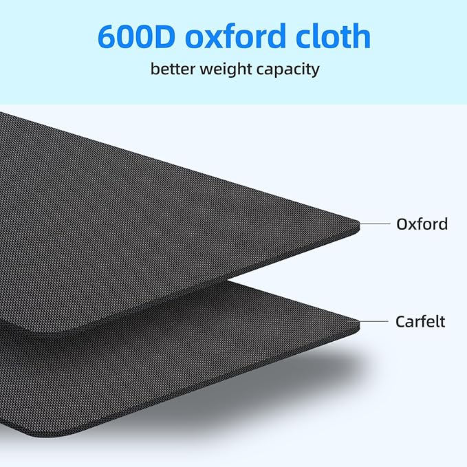 Back Seat Cover for Kids – 2 Mesh Pockets + 1 X-Large Storage Organizer, Waterproof Car Seat Back Protector for Vehicles, Protects Upholstery from Dirt, Mud & Scratches, Black (1)