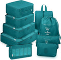 Mossio 9 Set Packing Cubes with Shoe Bag & Electronics Bag - Luggage Organizers Suitcase Travel Accessories