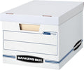 Bankers Box 30-Pack Basic Duty File Storage Boxes with Lids, Letter/Legal, Stor, (0071304)