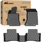 Nilight TPE Floor Mats for Mercedes Benz C-Class Sedan C300 C350e AMG C63 AMG S 2015 2016 2017 2018 2019 2020 2021 All Weather Custom Fit Heavy Duty Floor Liners