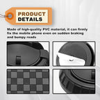 Universal Multifunction Anti-Slip Car Dashboard Mat, Rotatable Car Phone Holder Dashboard Pad with Temporary Parking Number N