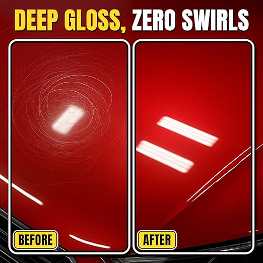Scratch Remover – Car Scratch Repair & Swirl Remover for Vehicles – Deep Scratch Repair Compound & Polishing Solution – Car Paint Repair Kit for Clear Coat & Paint Restoration – 8 oz with Towel