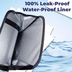 Car Trash Can, Foldable Trash Can Collapsible Hanging Trash Bag for Car Seat, 2.8 Gallons Leakproof Garbage Bags, Cars Must Haves Interior Accessories Essentials
