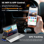 Real 4K 3 Channel Dash Cam Front and Rear Inside, STARVIS 2 HDR Sensor, 5.8GHz Wi-Fi GPS G-Sensor, 4K+1080P+1080P Dash Cam, 6