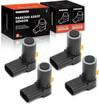 A-Premium 4-PC Front Reverse Backup Parking Assist Sensor Compatible with Select Maserati & Ferrari Models - GranTurismo 2008-2012, GranCabrio 2010-2011, 599 GTB 2007-2010, California 2009-2014