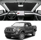 Custom Fit Windshield Sun Shade for Toyota Tacoma 2016-2026, Blocks UV & Heat, Front Window Sunshade Accessories, Easy Fold & Store Keep Your Car Cooler