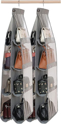 Purse Organizer - 2 Pack, Purse Hanger、 Heavy Duty、Purse Organizer for Closet、Thicken Metal Hooks,Hand Bag Storage Organizer、