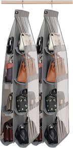 Purse Organizer - 2 Pack, Purse Hanger、 Heavy Duty、Purse Organizer for Closet、Thicken Metal Hooks,Hand Bag Storage Organizer、