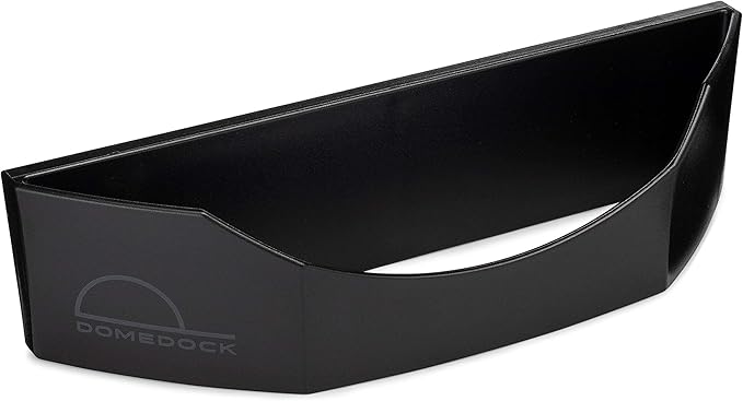 Dome Dock The Original USA-Made Hat Rack and Compact Hat Organizer for Wall Installation, 20 Hat Capacity, Black