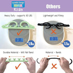 Wonder Hanger Max 10-Pack Space Saving Hangers, Reinforced Hooks Swivels 360°, Cascading Hanger, Teens, College Dorms, Kids &