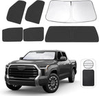 TINGLU Window Shades for Toyota Tundra 2022-2025 2026 Accessories Car Side Full Windows Rear Triangular Windshield Sun Shade Sun UV Rays & Privacy Protection for Camping,Napping,and Relaxing 6PCS