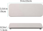 NiuYichee 2 Pcs Water Absorbing Stone Trays, Kitchen/Bathroom Sink Soap Dish, Diatomite Tray Used for Hand Soap & Cosmetic Bo