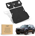 LASFIT Cargo Mat & Seatback Mat for Toyota Land Cruiser 2024-2026, Custom Fit All-Weather TPE Rubber Backrest & Trunk Mats for Land Cruiser Accessories, Easy to Clean, Black