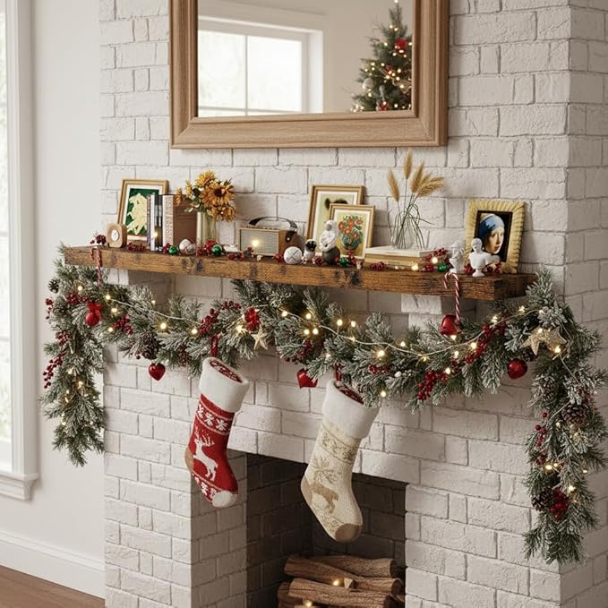 Vivelove 12 Inch Deep Floating Shelves 72 inch Long, 72 x 12 Wide Wall Shelves with Invisible Brackets, for Bedroom Bathroom 