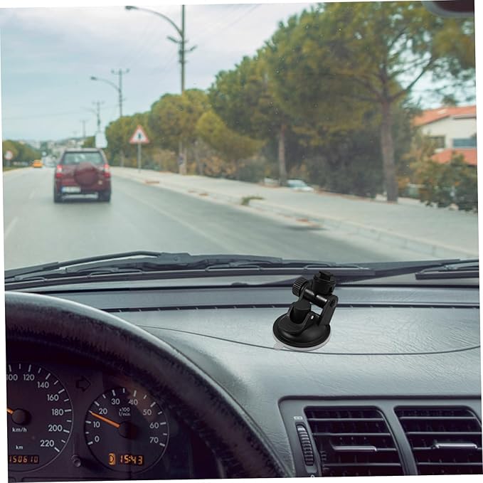 TEHAUX 2Pcs Dash Cam Holder with Suction Cup Design Clip Mount for Dash Cameras Navigators and Digital Cameras Secure Attachment for Car Dashboard
