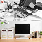Collapsible File Organizer Box with Handle,12.20x5.11x9.84Inches, Filing Organizer for Home or Office, Small Portable File Bo