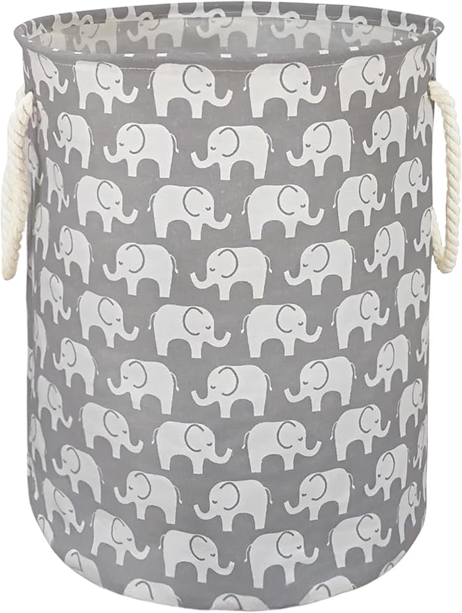 Round Laundry Basket Storage Bins Nursery Hamper Gift Baskets for Home,Office,Home Decor