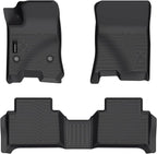 Auxko All Weather Floor Mats Fits for 2026 2025 2024 2023 Chevrolet/Chevy Colorado & GMC Canyon Liners Accessories Odorless Anti-Slip Floor Mats 2 Rows
