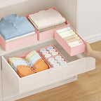 DIMJ Drawer Organizer Clothes 30 Pack - Foldable Baby Organizers and Storage Dresser Organizer for Bedroom, Closet Nursery Or