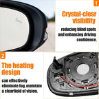 Heated & Blind Spot Right Passenger Side Mirror Glass Compatible with Lexus ES300h ES350 2013-2018,IS250 IS350 2015-2020,LS350 2013-2017,GS350 2013-2020,CT200h 2011-2017,RC300 RC350 2015-2019