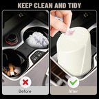 Car Trash Can Bin with Lid - Car Garbage Can Cup Holder - Light Beige Mini Leakproof Vehicle Garbage Bin with 40pcs Trash Bags-Automotive Organizers and Storage for Front Back Seat Accessories