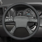 MEWANT Steering Wheel Cover for Chevy Silverado 1500/2500 / 3500 2003-2006 / Silverado 1500 2500HD 3500 Classic/Trailblazer Hand-Stitched Microfiber Leather Steering Wheel Wrap