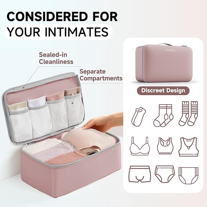 11 Set Packing Cubes for Travel,Gifts for Women Mom Kids, TSA Approved Bags for Makeup,Cosmetic,Toiletry, Suitcase Organizers